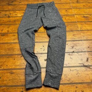 No Boundaries Womens Space Dye Joggers Gray Marled Drawstring Lounge Pants XXS